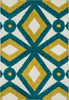 Loloi Terrace HTC09 Teal / Citron Area Rug main image