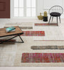 N Natori 24-SEVEN TF-971 Art Moderna Brick/Pink/Sand Area Rug