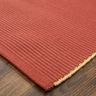 Feizy Theo 0827F Red/Tan Area Rug