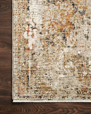 Loloi Theia THE-02 Taupe/Gold Area Rug Corner Image