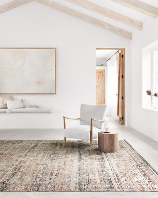 Loloi Theia THE-03 Taupe/Multi Area Rug Lifestyle Image Feature