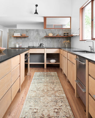 Loloi Theia THE-05 Taupe/Brick Area Rug Lifestyle Image 