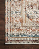 Loloi Theia THE-05 Taupe/Brick Area Rug Lifestyle Image Feature