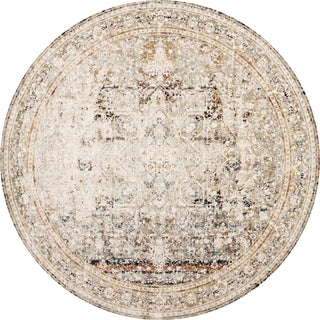 Loloi Theia THE-05 Taupe/Brick Area Rug Lifestyle Image Feature