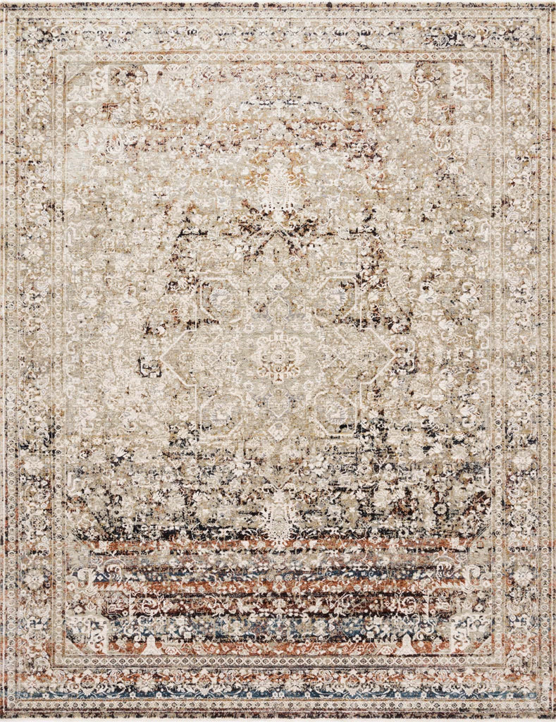 Loloi Theia THE-05 Taupe/Brick Area Rug main image