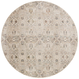 Loloi Theia THE-06 Granite/Ivory Area Rug Round Image