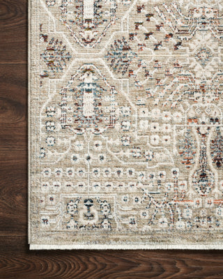 Loloi Theia THE-06 Granite/Ivory Area Rug Corner Image