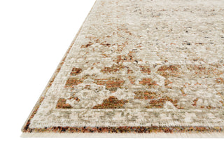 Loloi Theia THE-07 Natural/Rust Area Rug Corner Image