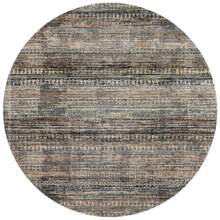 Loloi Theia THE-08 Grey/Multi Area Rug Round Image