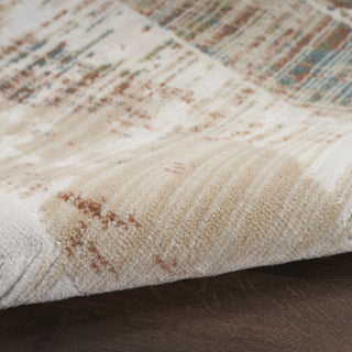Nourison Thalia THL01 Cream Multicolor Area Rug Corner Image