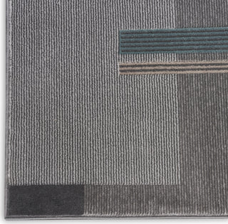 Nourison Thalia THL02 Grey Multicolor Area Rug Room Image Feature