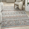 Nourison Thalia THL03 Grey Multicolor Area Rug Room Image Feature