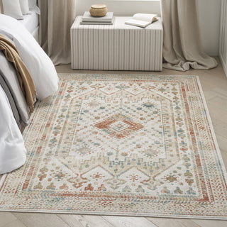 Nourison Thalia THL04 Beige Multi Area Rug Corner Image