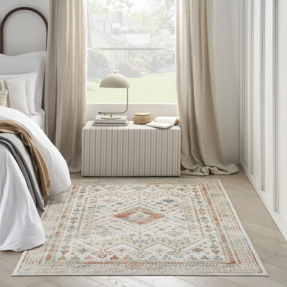 Nourison Thalia THL04 Beige Multi Area Rug Room Image Feature