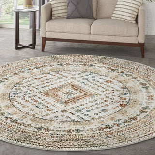 Nourison Thalia THL04 Beige Multi Area Rug Corner Image
