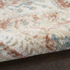 Nourison Thalia THL04 Rust Multicolor Area Rug Corner Image