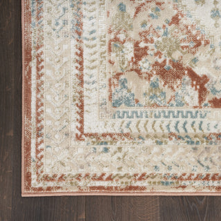 Nourison Thalia THL04 Rust Multicolor Area Rug Detail Image