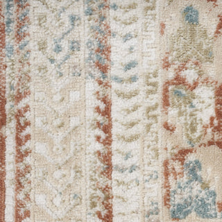 Nourison Thalia THL04 Rust Multicolor Area Rug Swatch Image