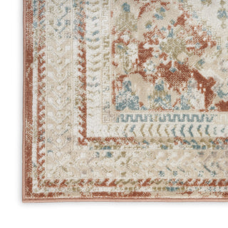 Nourison Thalia THL04 Rust Multicolor Area Rug Texture Image