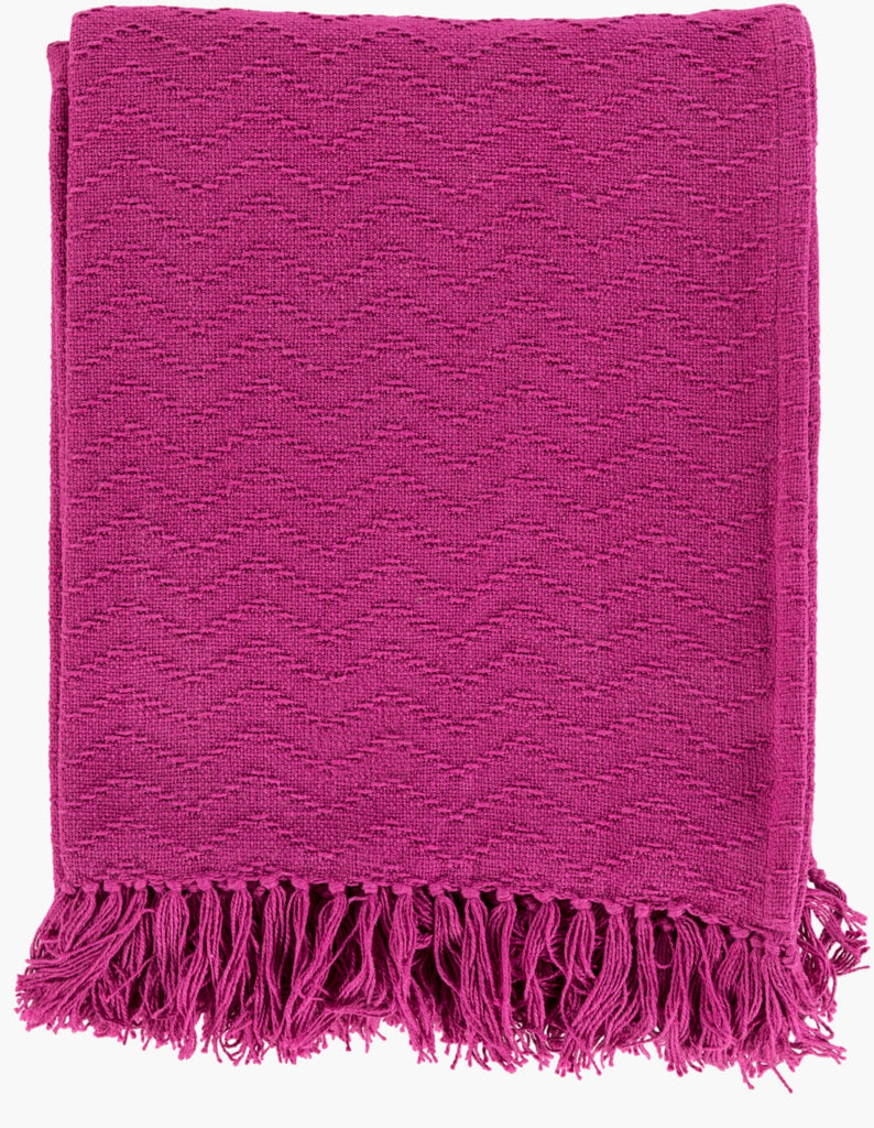 Livabliss Thelma THM-6004 Magenta Throw main image