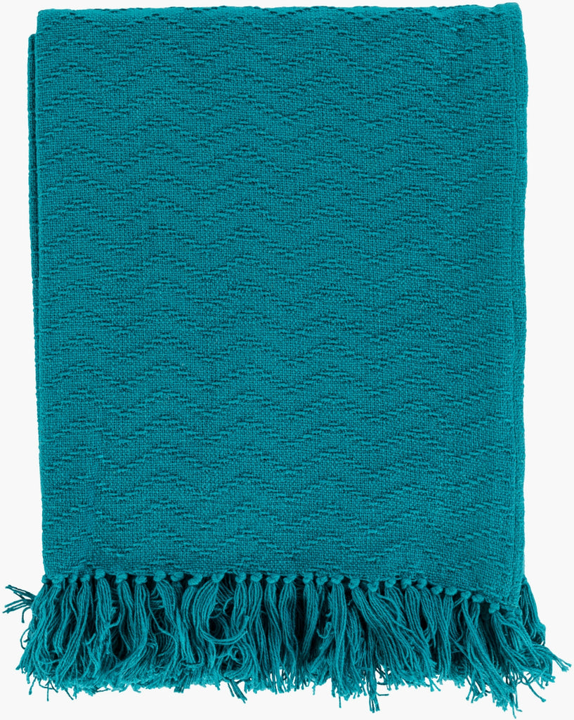 Livabliss Thelma THM-6005 Aqua Throw main image