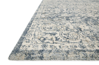 Loloi Theory THY-02 Ivory / Blue Area Rug Corner Image