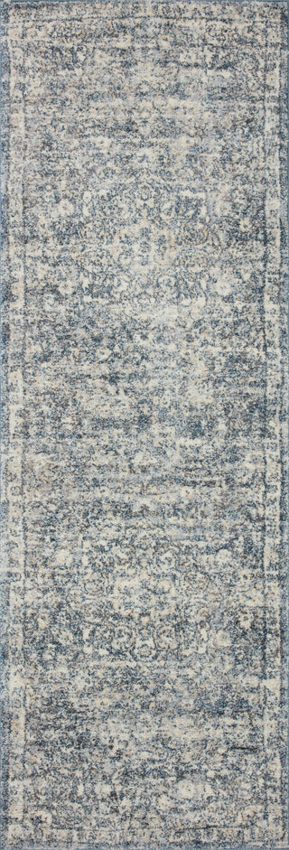 Loloi Theory THY-02 Ivory / Blue Area Rug Runner Image