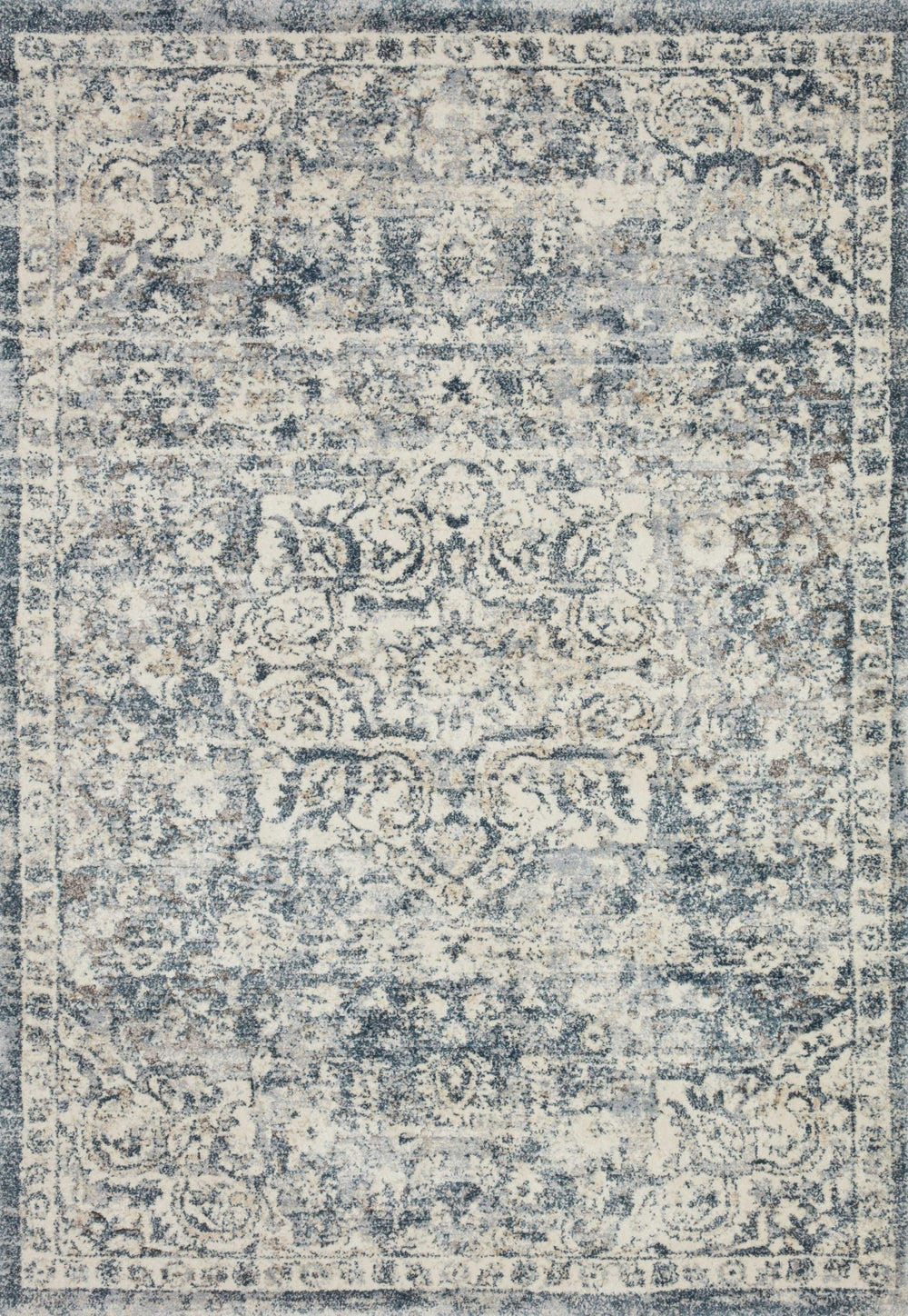 Loloi Theory THY-02 Ivory/Blue Area Rug