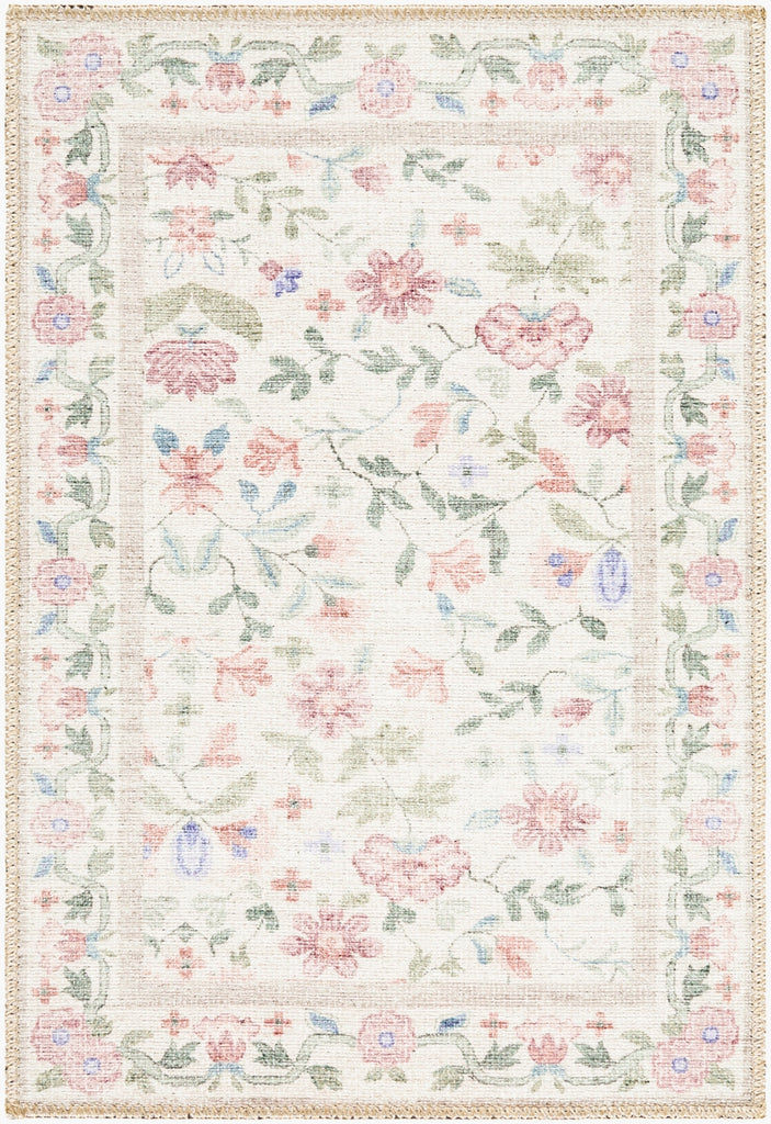 Livabliss Thistle THT-2300 The Prominent Colors In Rug Are: 'ivory Machine Washable Area main image