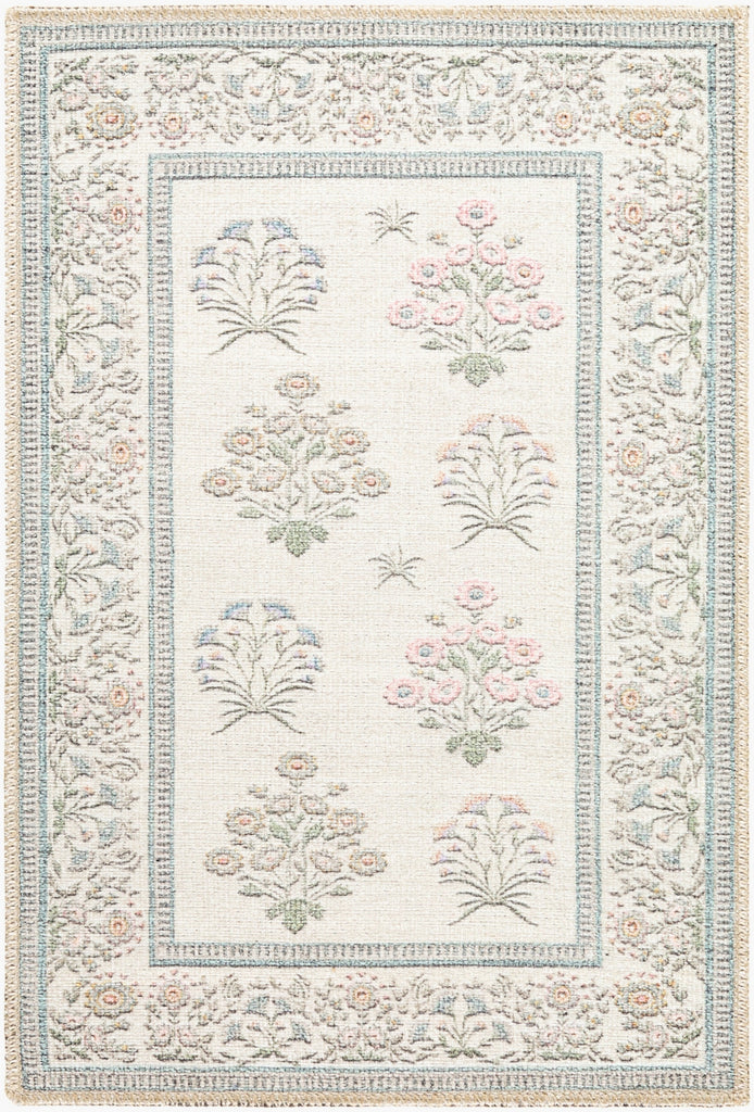 Livabliss Thistle THT-2301 Ivory Machine Washable Area Rug main image