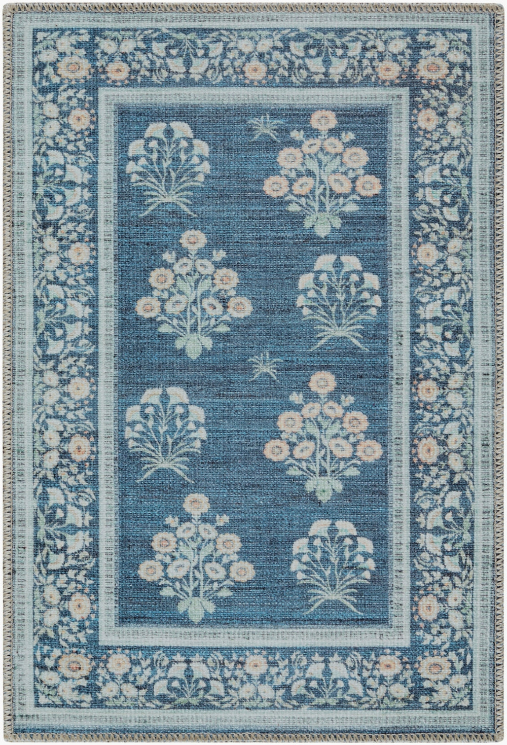 Livabliss Thistle THT-2302 Denim Blue Area Rug