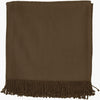 Surya Tian TIA-1004 Dark Brown Throw main image