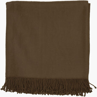 Surya Tian TIA-1004 Dark Brown Throw main image
