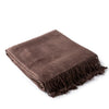 Surya Tian TIA-1004 Dark Brown Throw 