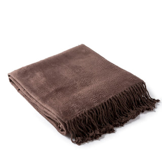 Surya Tian TIA-1004 Dark Brown Throw 