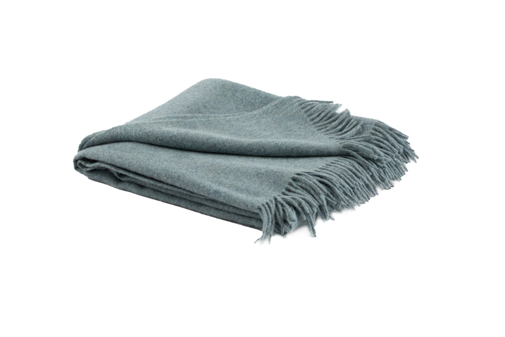 Auskin Alpaca Sandoy Light Blue Throw main image