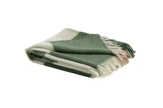 Auskin Alpaca Torfrir Green/Beige Throw main image