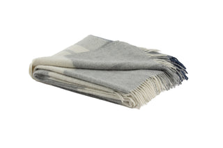 Auskin Alpaca Torfrir Blue/Grey Throw main image