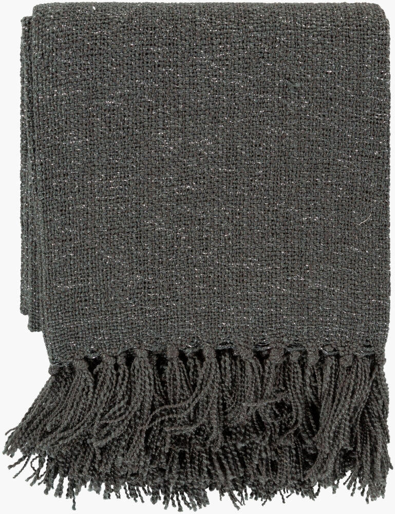 Surya Tilda TID-014 Charcoal Throw main image