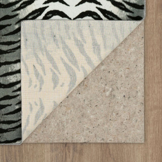 Karastan Kalahari Tiger Skin Gray Area Rug