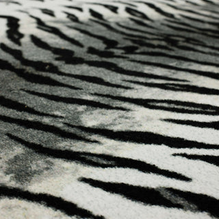 Karastan Kalahari Tiger Skin Gray Area Rug