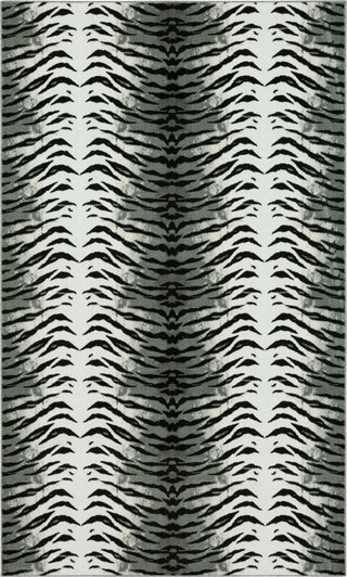 Karastan Kalahari Tiger Skin Gray Area Rug