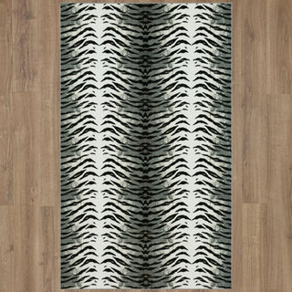 Karastan Kalahari Tiger Skin Gray Area Rug