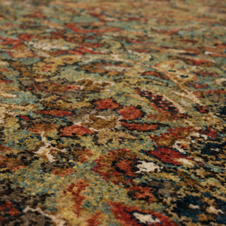 Karastan Spice Market Tigris Aquamarine Area Rug Detail Image