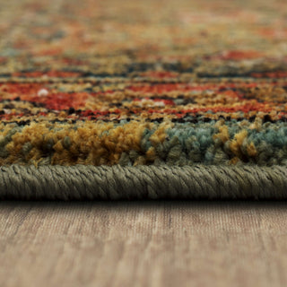 Karastan Spice Market Tigris Aquamarine Area Rug Detail Image