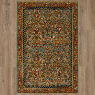 Karastan Spice Market Tigris Aquamarine Area Rug Main Image