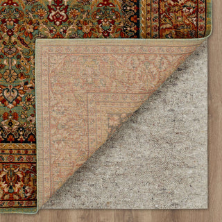 Karastan Spice Market Tigris Aquamarine Area Rug Back Image