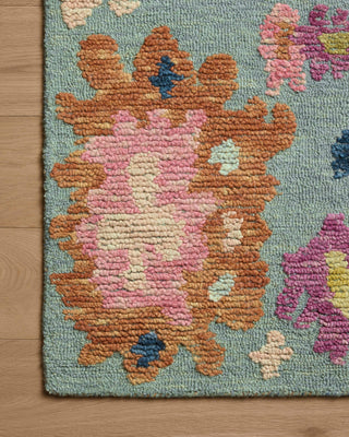 Loloi Tilly TIL-01 Spa / Multi Area Rug Corner Image