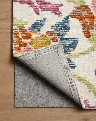 Loloi Tilly TIL-02 Ivory / Multi Area Rug Backing Image