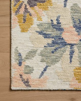 Loloi Tilly TIL-03 Bone / Multi Area Rug Corner Image